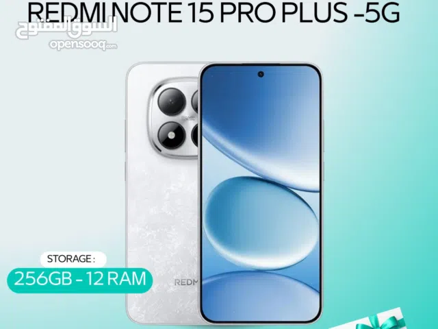 XIAOMI REDMI NOTE 15 PRO PLUS ( 512GB ) / RAM 12 NEW /// شاومي ريدمي نوت 15 برو بلس ذاكرة 512