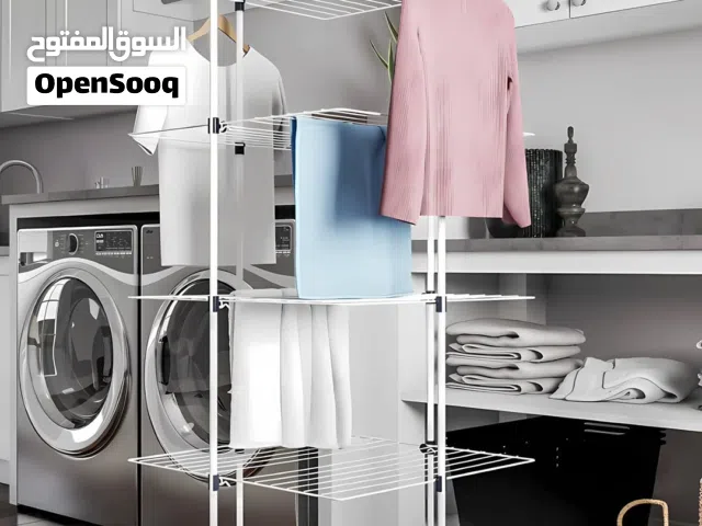 منشر غسيل 4 طوابق بأربع عجلات