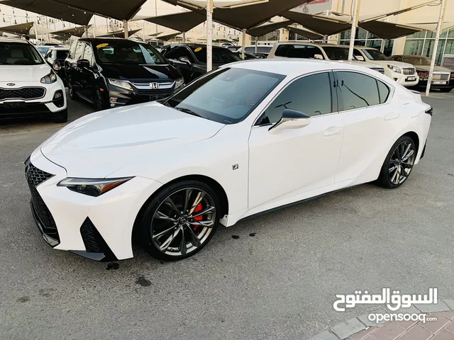 لكزس F سبورت IS350 وارد امريكي 2021 فول مواصفات بدون فتحة السقف ارباك وكاله