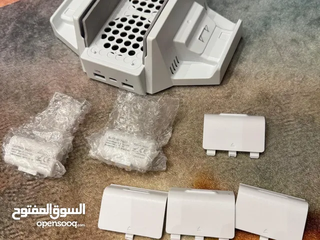مبردة لجهاز وقاعدات ثنين شحن في جهاز وقبقات يده 4 وبطاريات ثنين