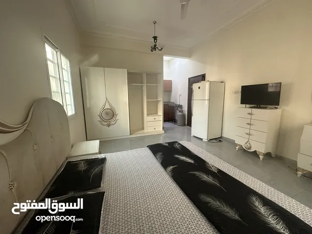 for rent Small Studio in Al Ghubrah, November 18th Street, close to Al Azaiba Mosque.