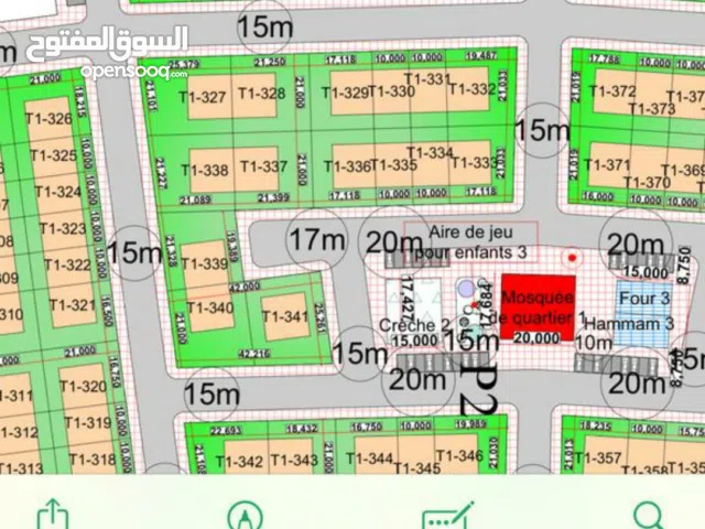 Land for sale suitable for a villa, with an area of 340 m2."