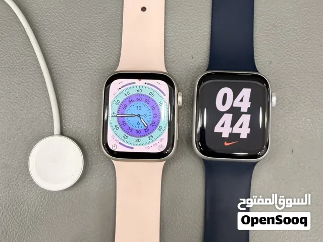 Apple Watch series 6 silver and 7 starlight