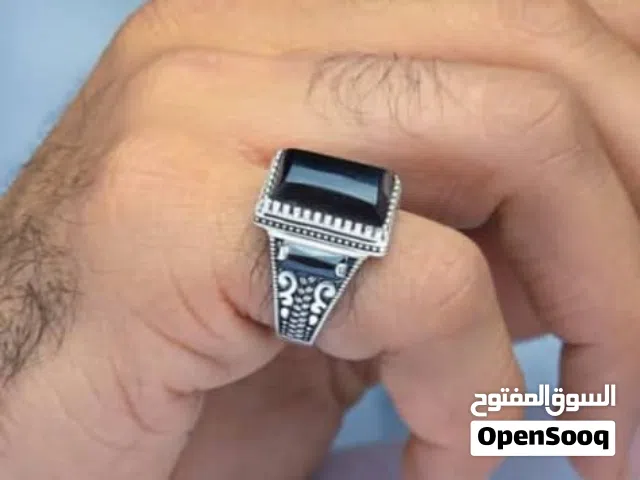 خواتم عقيق يماني فضة عيار 925