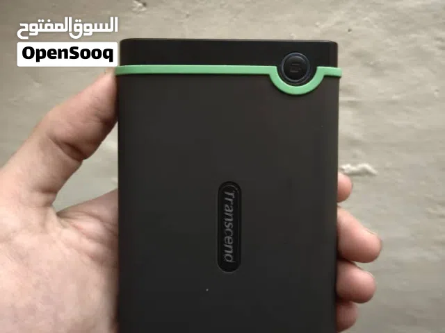 هارد 2 تيرا خارجي transcend نظيف جدا كما موضح بالصور HDD  transcend HDD 2T