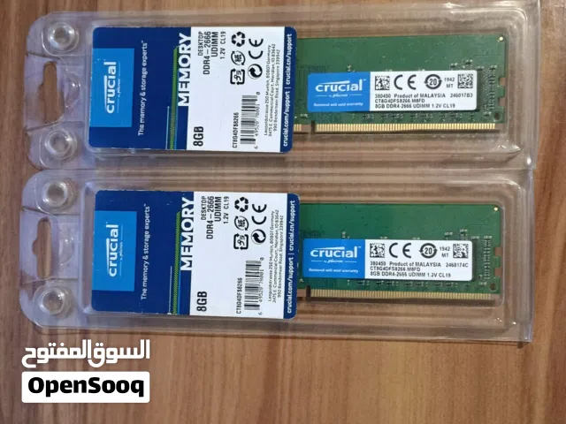 ( 8 +8  )    Crucial 16GB DDR4 2666MHz CL19 RAM رامات