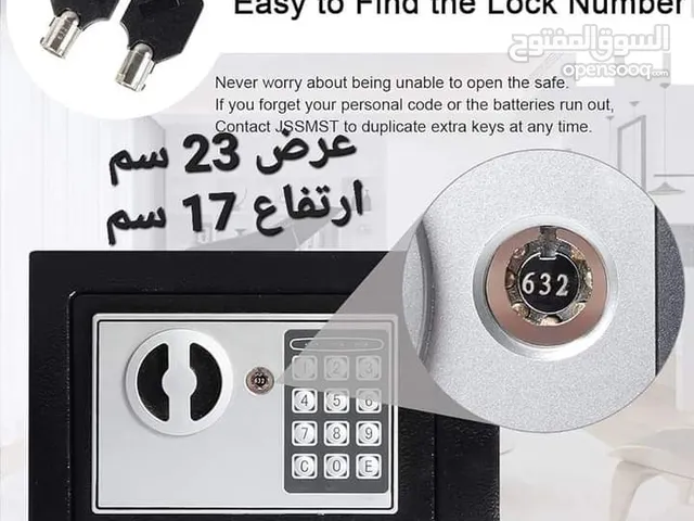 قاصة اموال مزوده بقفل اكتروني منزليه مقاس 23*17 *17 سم