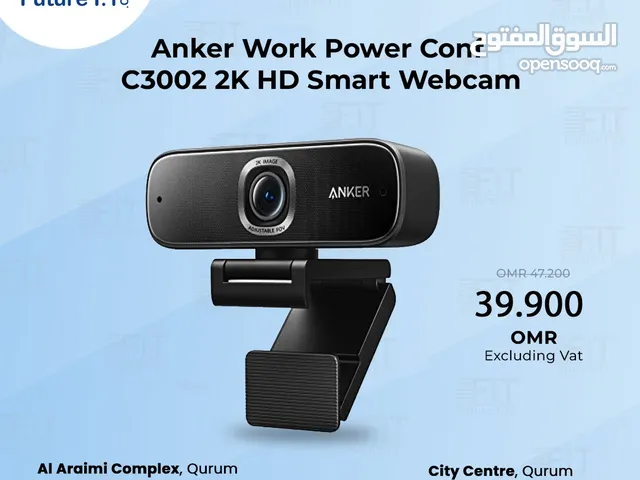 Anker Work Power Conf C3002 2K HD Smart Webcam