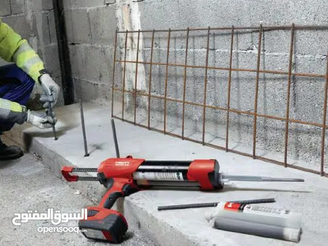 ايبوكسي من هيلتي تزريع وتثبيت أشاير الحديد بالخرسانه epoxy mortar for anchoring in concrete