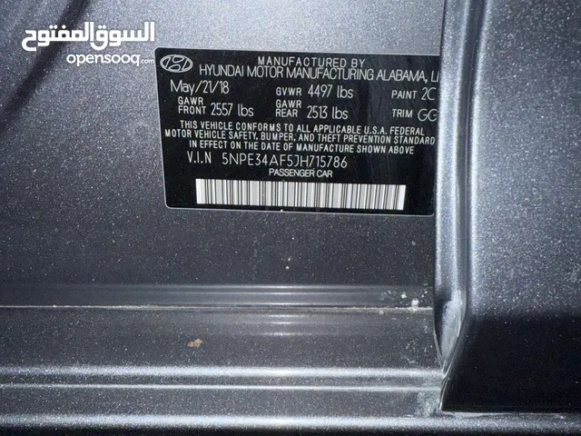 هيونداي سوناتا فل ليمتد 2018 جاهزية تامة