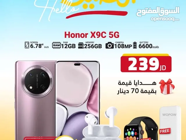 HONOR X9C ( 256GB ) / RAM 12 NEW /// هونور اكس 9 سي ذاكرة 256 رام 12 الجديد