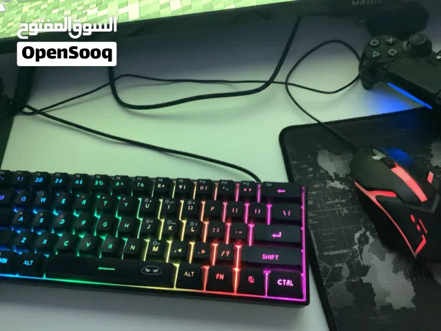 كيبورد rgb استعمال خفيف