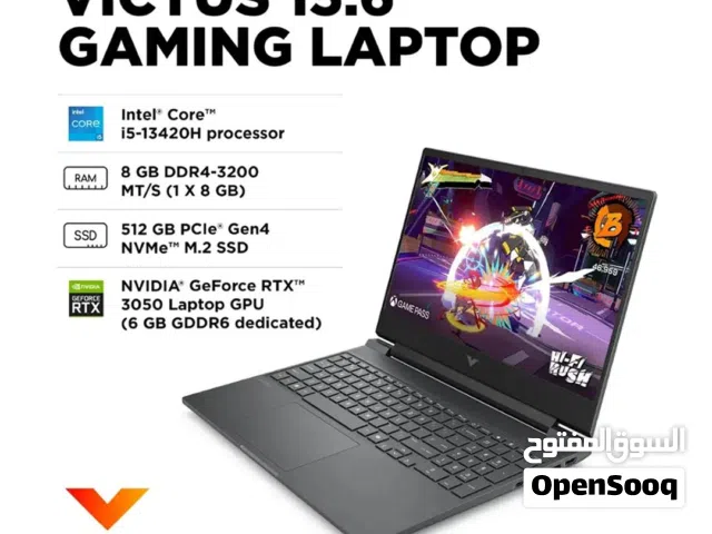 HP Victus 15-fa2013dx Gaming Laptop – i5-13420H  8GB RAM  512GB SSD  RTX 3050  15.6′′ FHD 144Hz