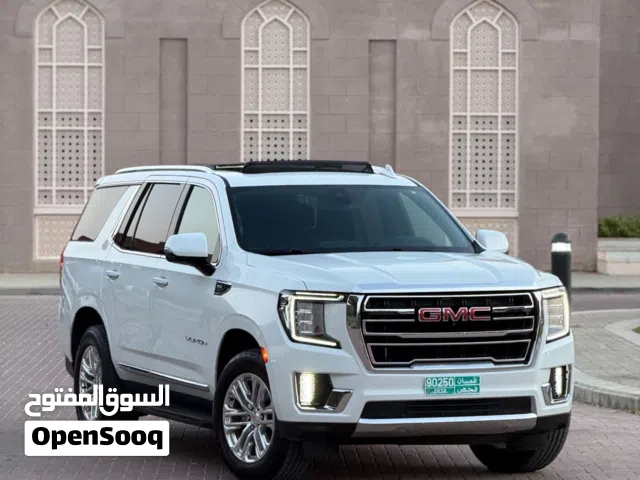 جي ام سي يوكن SLT 2021 فول اوبشن لي قمة النظافة بمواصفات جداً مميزة بحادث سابق بسيط جداً