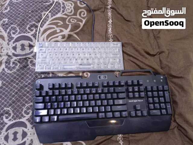 كيبوردين ممتازين الالعاب و الاستعمال المكتبي k617 و كيبورد صيني ميكانيكل بلو سوتش