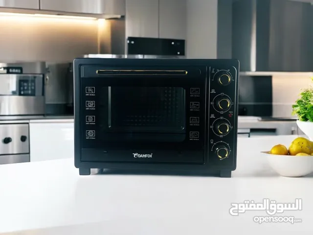 فرن كهربائي وقلاية هوائية ومسخن طعام 3في1 من دامفوكس