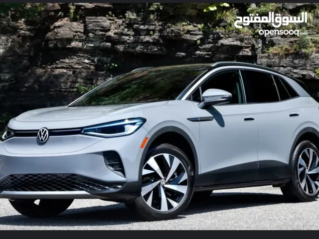 فولكس فاجن ID4 مديل 2024 التوصيل الي المطار / الجسر / وجميع المحافظات او استأجر السياره مع الكابتن