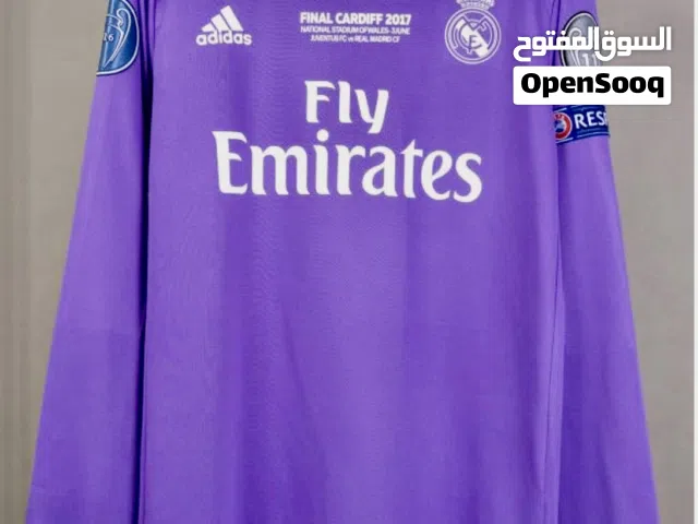 تيشيرت كريستيانو رونالدو نهائي دوري أبطال أوروبا 2017 لون بنفسجي الحالة جديد المقاس L