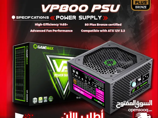 مزود طاقة لأجهزة الكمبيوتر من جيماكس Gamemax VP-800 Power Supply