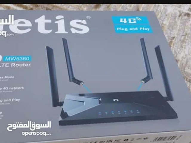 راوتر Netis N300 MW5360 4G - جـديـد بالـكـامل ** **المواصفات الرئيسية:** راوتر **4G LTE** بسرعة فا