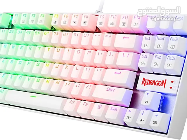 REDRAGON WHITE GAMING WIRED KEYBOARD EXCELLENT CONDITION BOX INCLUDED