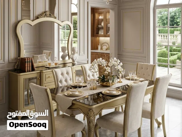 لازم بيتك يحكي عن ذوقك”    غرفة   سفره متكامل للمسة فخامة في كل   زاوية من بيتك  غرفه سفره( 3 قطع)