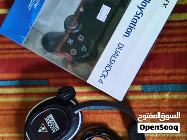 playstation 4 controller works ps3 and ps5 plus turtle beach stereo headphones
