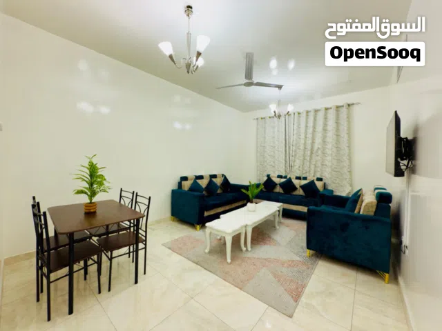 F3 / للايجار الشهري في عجمان- الروضة 3- شارع السلام -غرفة وصالة - مفروشة فرش جديد - موقع حيوي - شامل