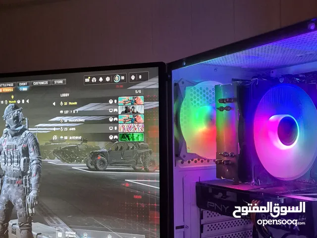 Gaming pc مستعمل اقل من شهر يشغل اغلب الالعاب د