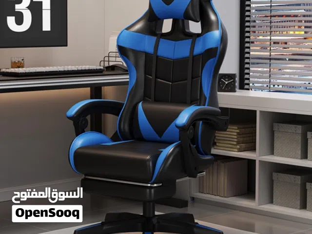 كرسي gaming وكاله استعمال خفيف بدون اي مشاكل مسند للقدمين ارتفاع ونزول كامل دوران 180 درجه برحع لورا
