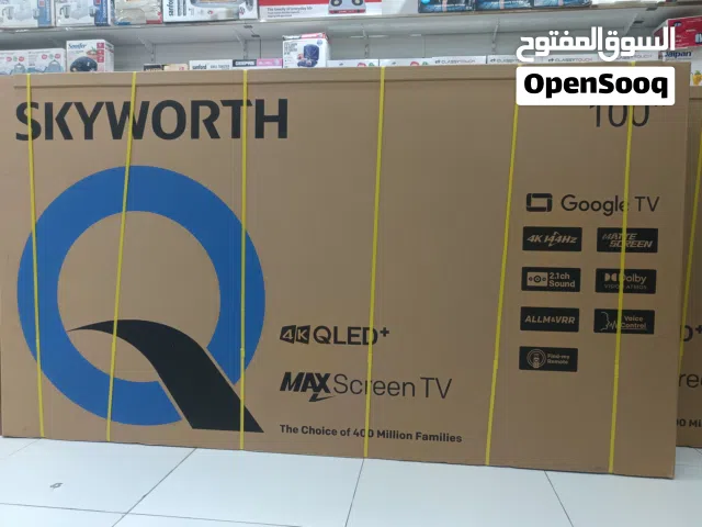 SKY WORTH 100" GOOGLE 4K QLED TV MODEL 2025
