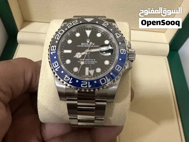 Rolex Batman, like new with original factory stickers, 2019 model.