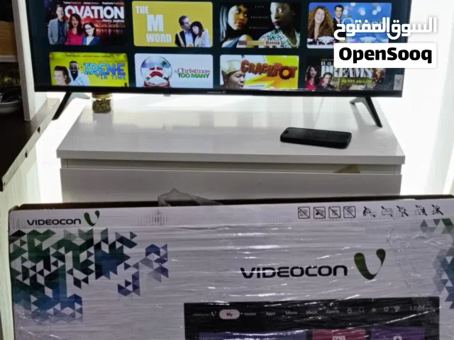 تلفاز ذكي 43 بوصة بدون حواف أندرويد 14 بدقة Full HD - نتفليكس، يوتيوب، أمازون برايم وغيرها Videocon