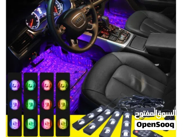 4 قطع أضائة للمقاعد السيارات