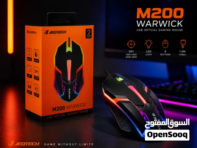 ماوس لألعاب قوي دقه 4800 ومثالي لألعاب FPS
