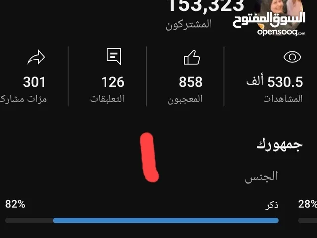 قناة يوتيوب 150الف مشترك للبيع القناة ستتسلم درع اليوتيوب والعلامة الزرقا