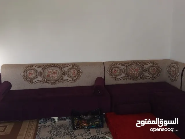 صالون أفرنجي عدد 4 قطع اللون بنفسجي مزخرف . . . كم موضح بالصور