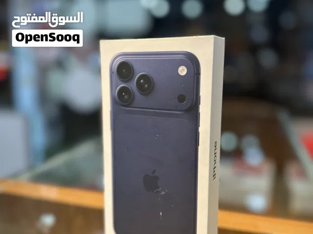 New Iphone 17 pro max 2TB New color deep blue Arabic version 1 year Apple warranty seal pack