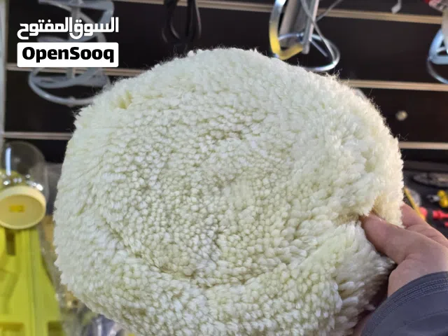 قماش بوليش 7 انش كبير خلقة تلميع سيارات البوليش يركب على جلندر مكينة التلميع