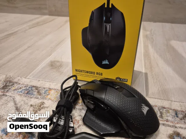 Corsair NIGHTSWORD RGB Gaming Mouse for FPS, MOBA - 18,000 DPI - 10 Programmable Buttons