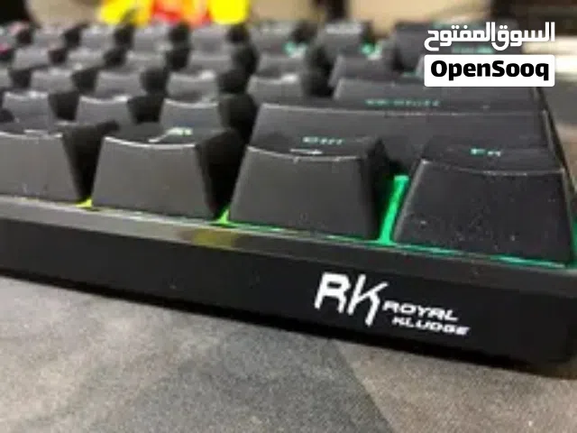 كيبورد قيمنق لاسلكي شغال مافيها اي مشاكل جاهز للاستخدام Gaming keyboard RK Royal kludge Wireless RGB