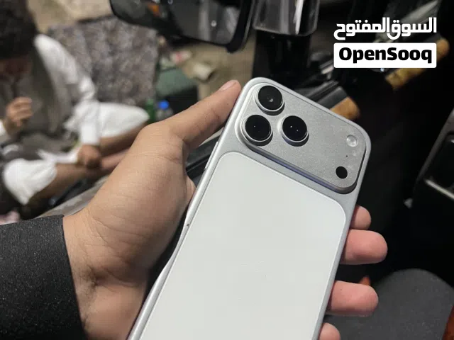 ايفون 17 برو ماكس طبققققق الأصل لون فضي عرطه