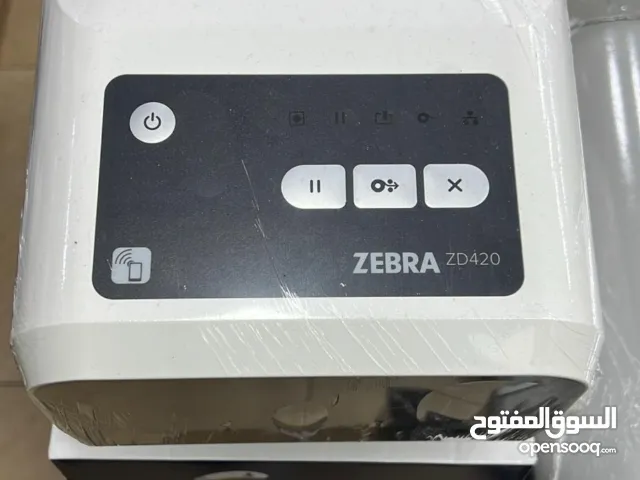 طابعه باركود ZEBRA ZD420 نتورك وي يو اس بي لجميع الصيدليات المستودعات والمصانع