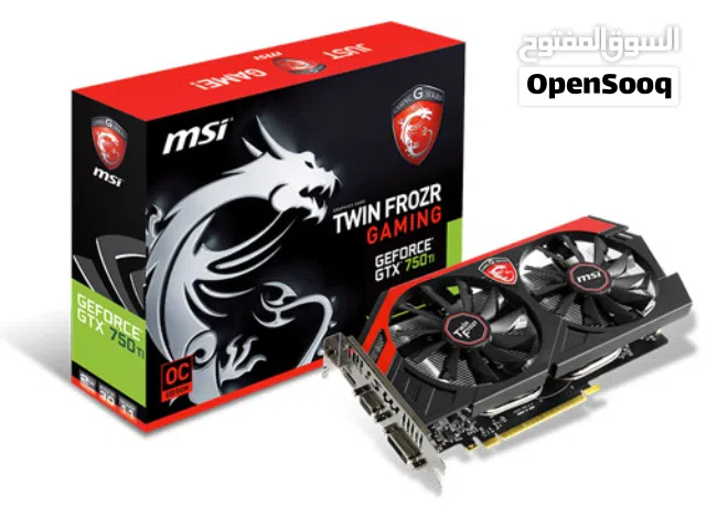 كرت شاشه 750ti 2gb للبيع