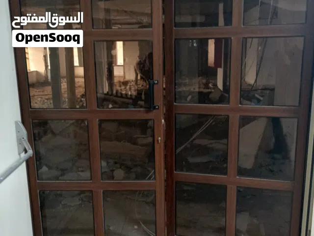 باب المنيوم ضرفتين ثقيل وجامد