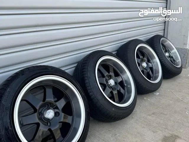 طقم جنوط مقاس 15 بالكاوتش