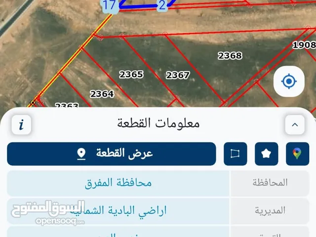 شارع الدولي ارض استثمارية للبيع البادية الشمالية غدير العبد 4 دنم علي شارعين رئيسي 100متر