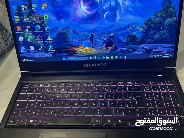 Gigabytes gaming laptop