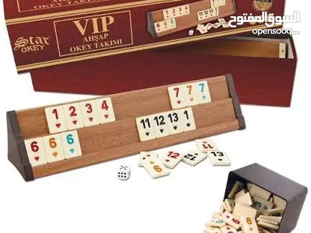 Rummy games vip wooden brown