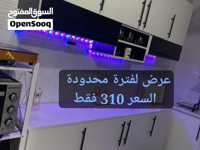 كاونترات mdf خشب تركي تفصال الالوان حسب الطلب